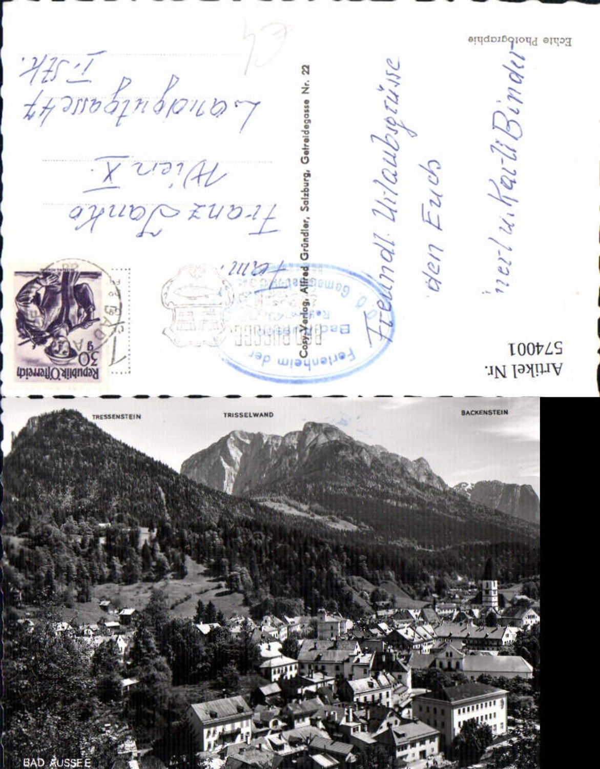 Alte Ansichtskarte – Old Postcard