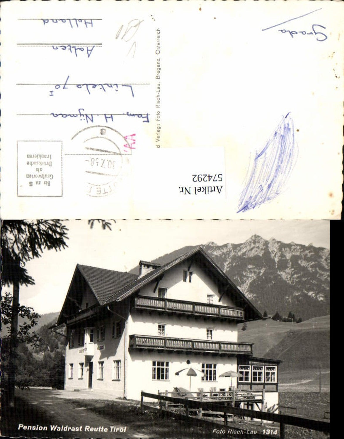 Alte Ansichtskarte – Old Postcard