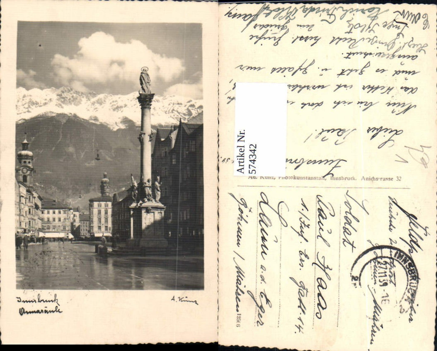 Alte Ansichtskarte – Old Postcard