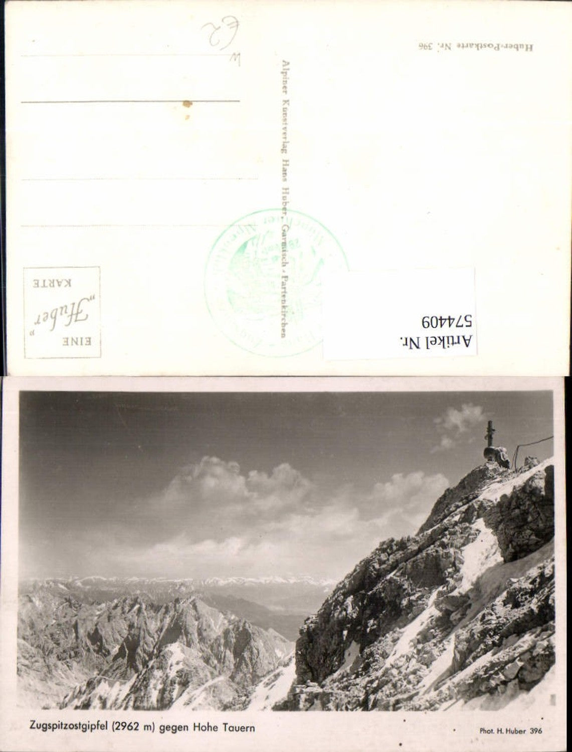 574409, Zugspitze East Summit opposite Hohe Tauern near Garmisch-Partenkirchen