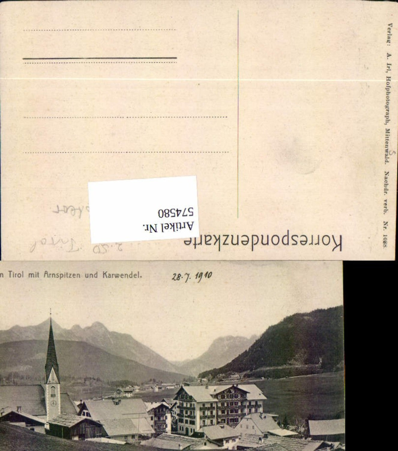 Alte Ansichtskarte – Old Postcard