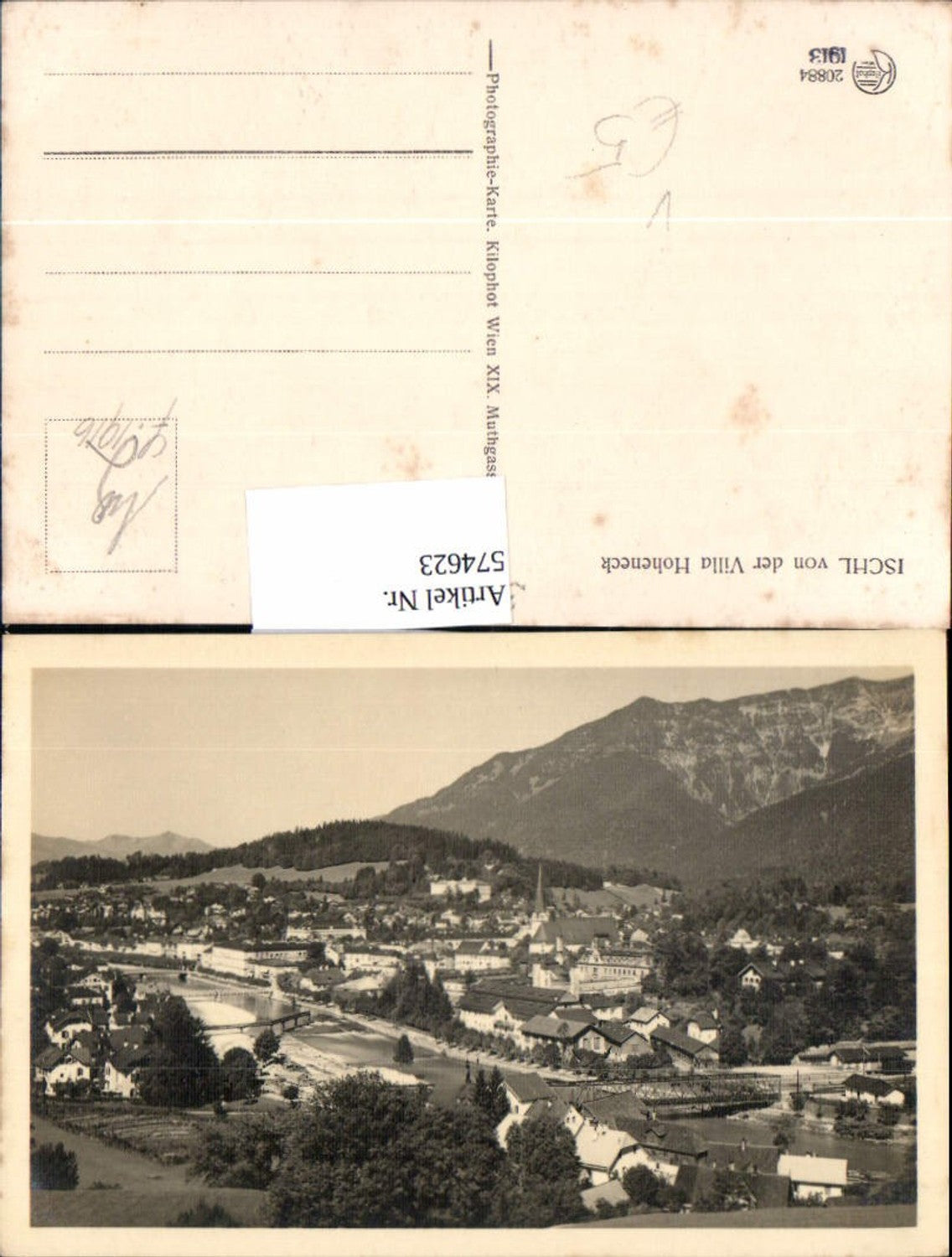 574623,Bad Ischl Ischl v. d. Villa Hoheneck pub Kilophot 20884