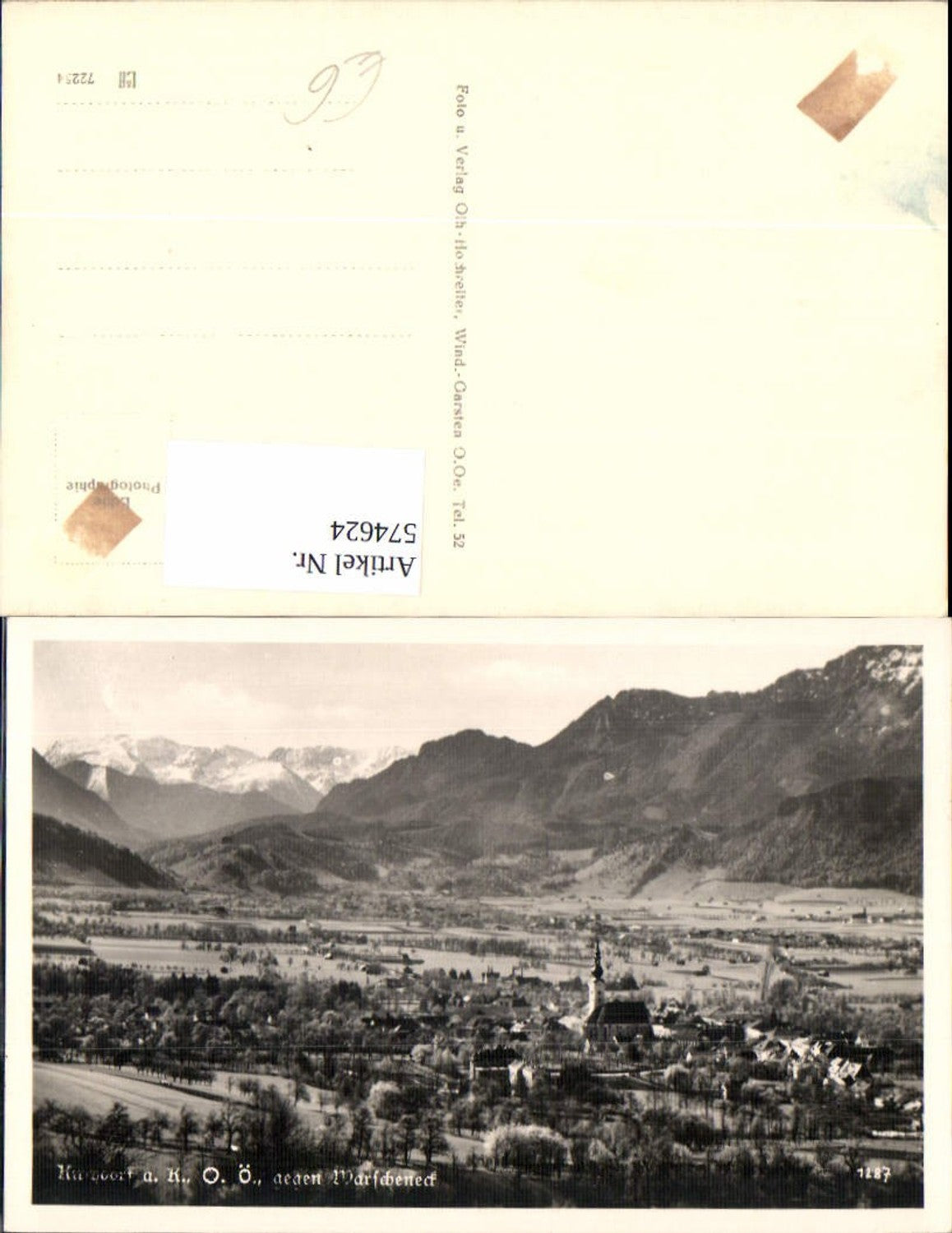 574624,Foto Ak Kirchdorf a. d. Krems geg. Warscheneck