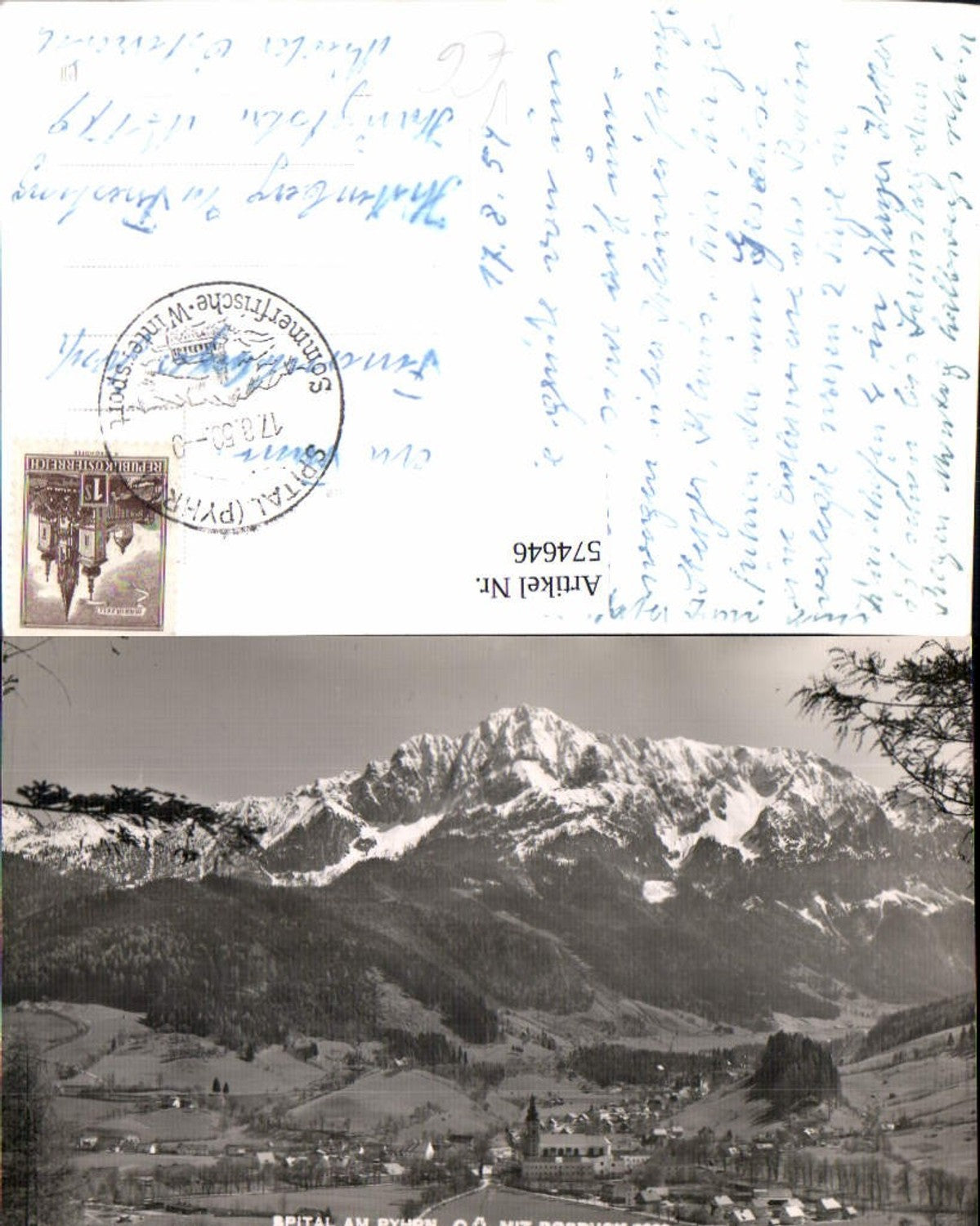 574646,Foto Ak Spital am Pyhrn m. Bosruck pub Foto Hackl 302