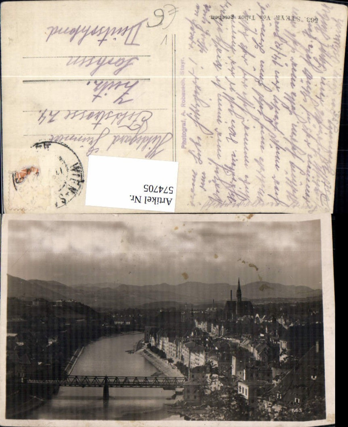 574705,Steyr v. Tabor gesehen pub A. Robausch 563