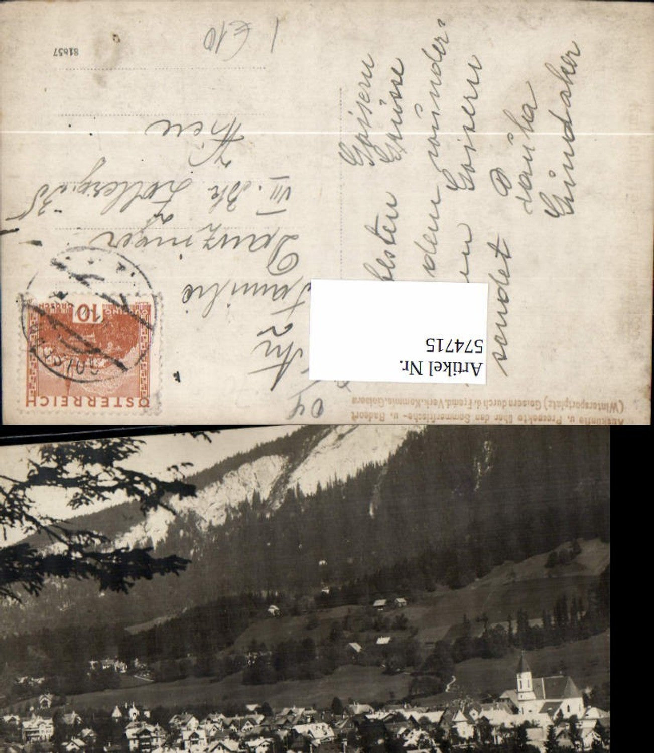 574715,Bad Goisern am Hallstättersee Totale