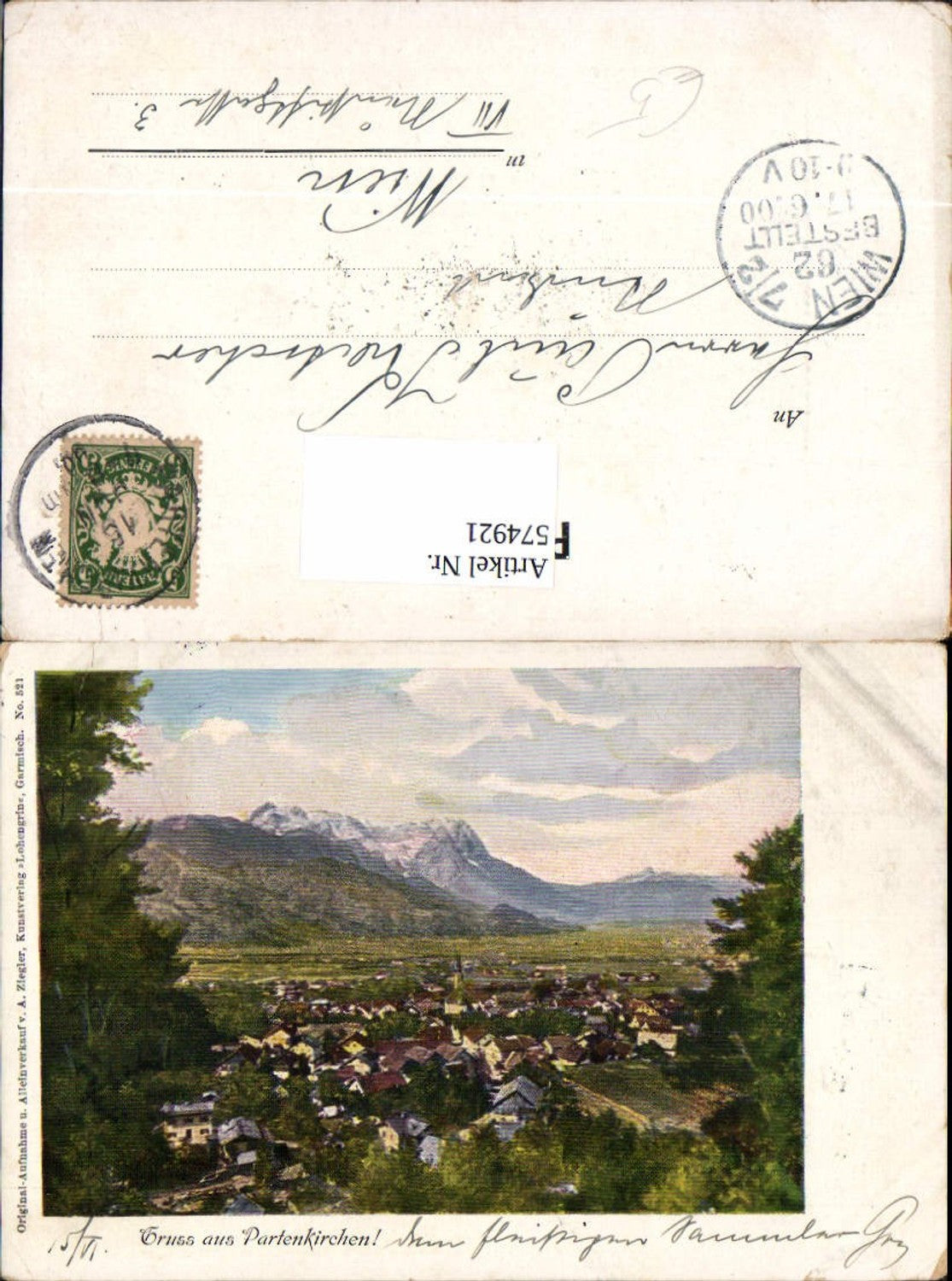 574921, Greetings from Partenkirchen
