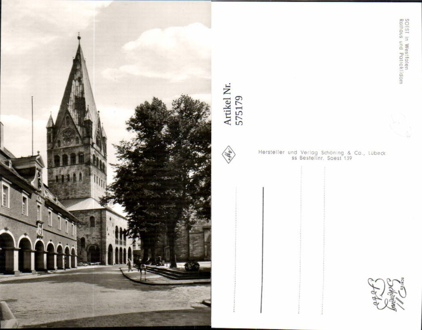 575179,Soest Rathaus u. Patroklidom
