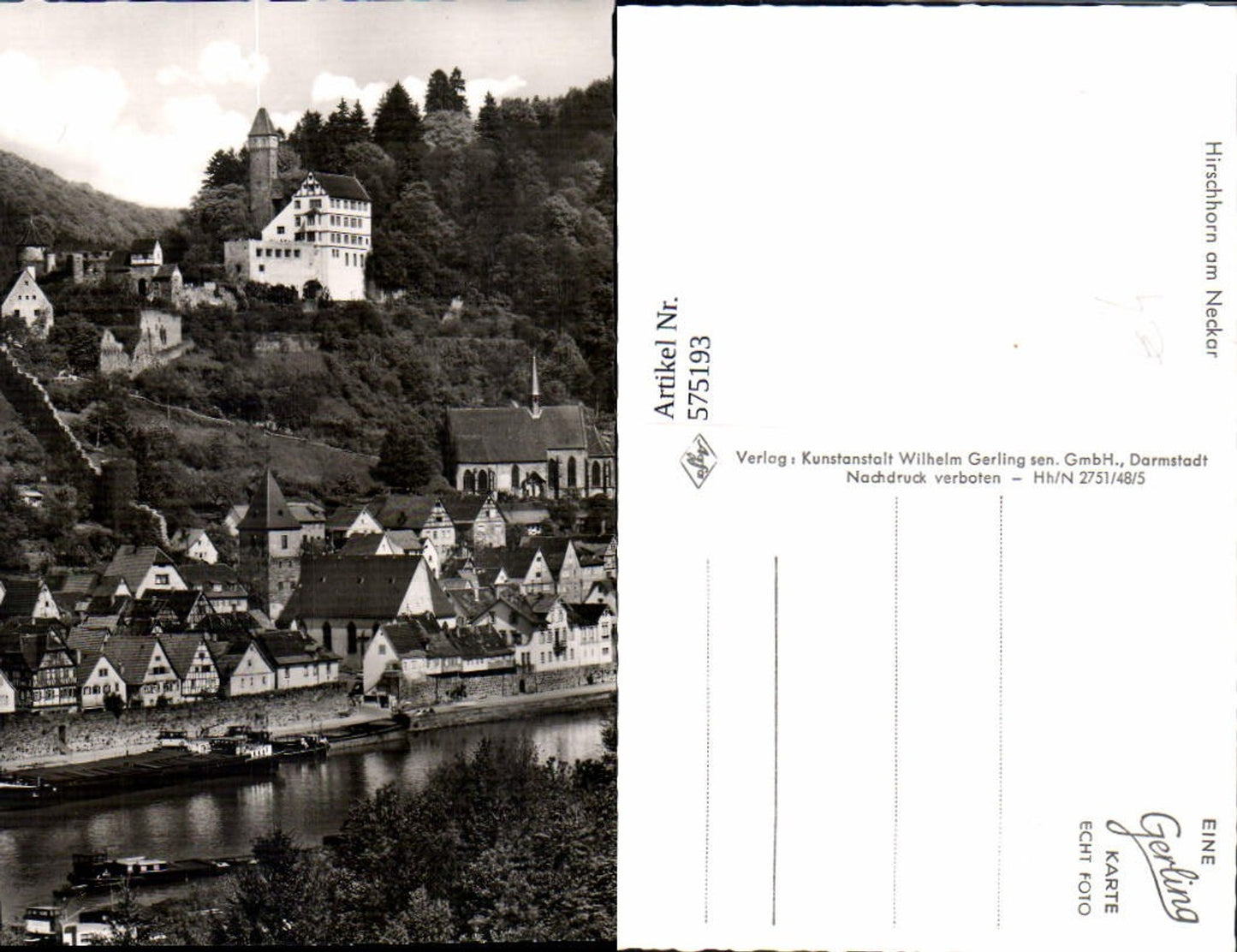 575193,Hirschhorn a. Neckar Ansicht