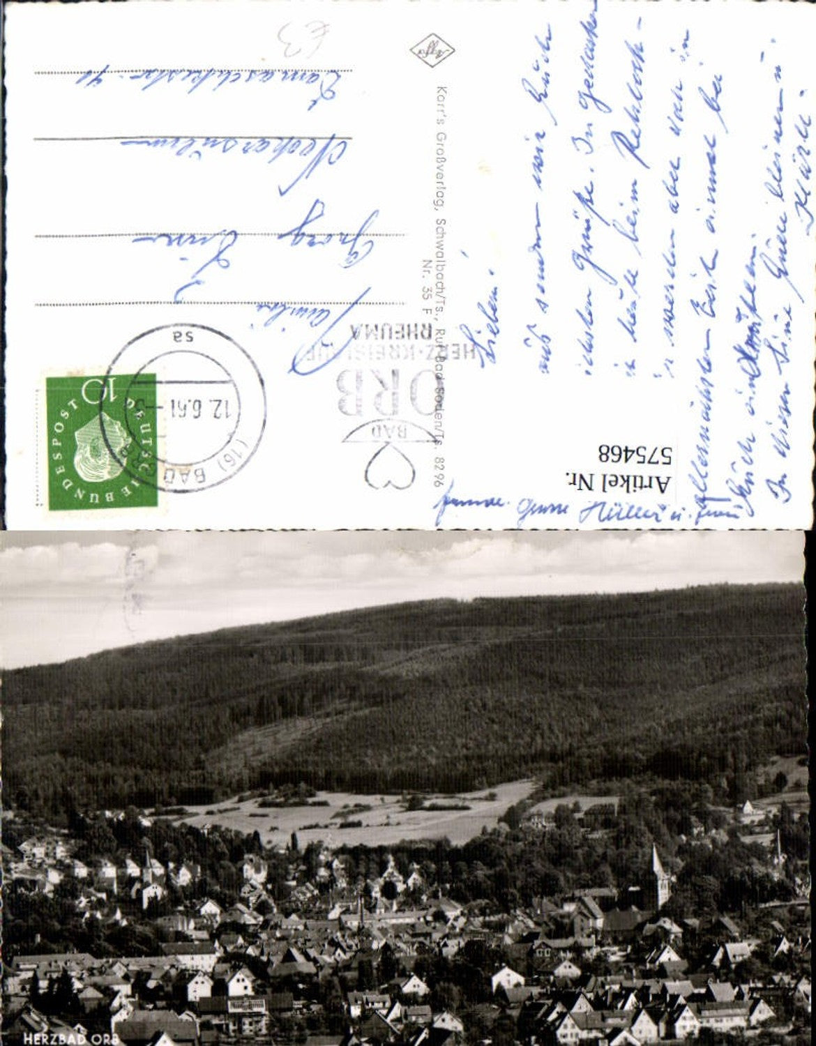 575468,Foto Ak Bad Orb Ansicht