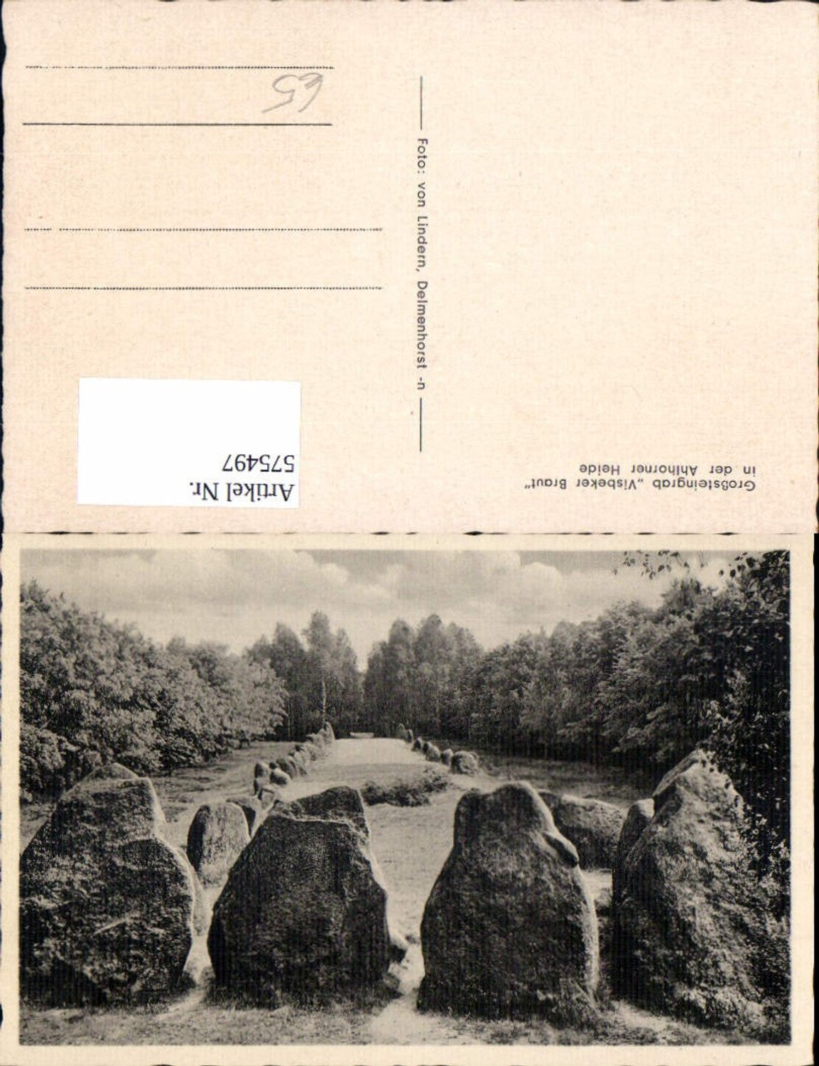 575497,Wildeshausen Visbeker Braut Großsteingrab Ahlhorner Heide