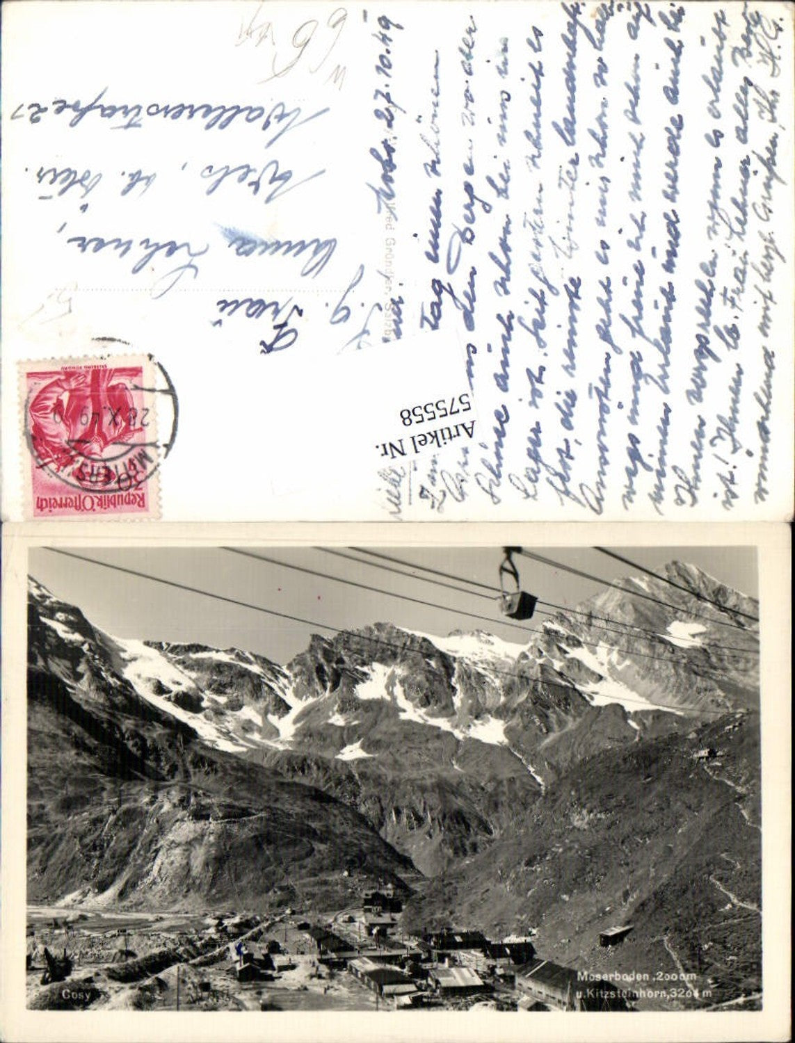 575558,Moserboden bei Kaprun Zell am See Kitzsteinhorn Bahn