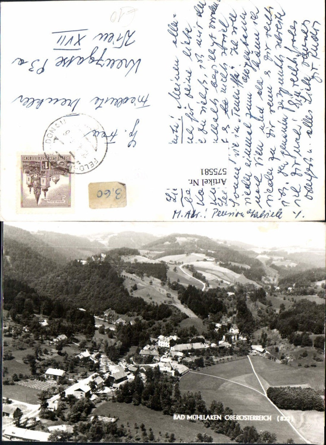 575581,tolle Fliegeraufnahme Luftbild Bad Mühllacken Wallsee Feldkirchen