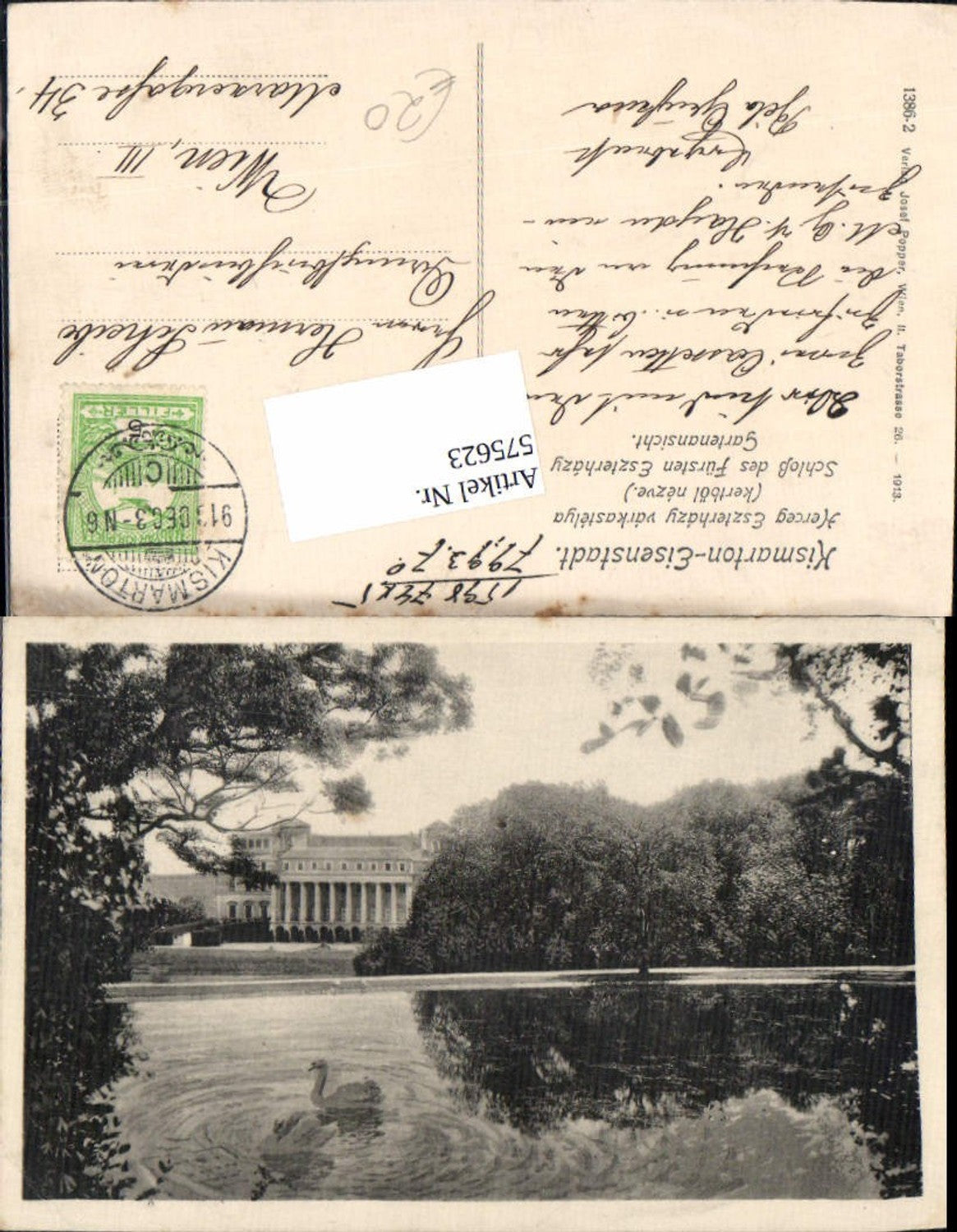 575623,Eisenstadt Stadt Schloß Eszterhazy Garten