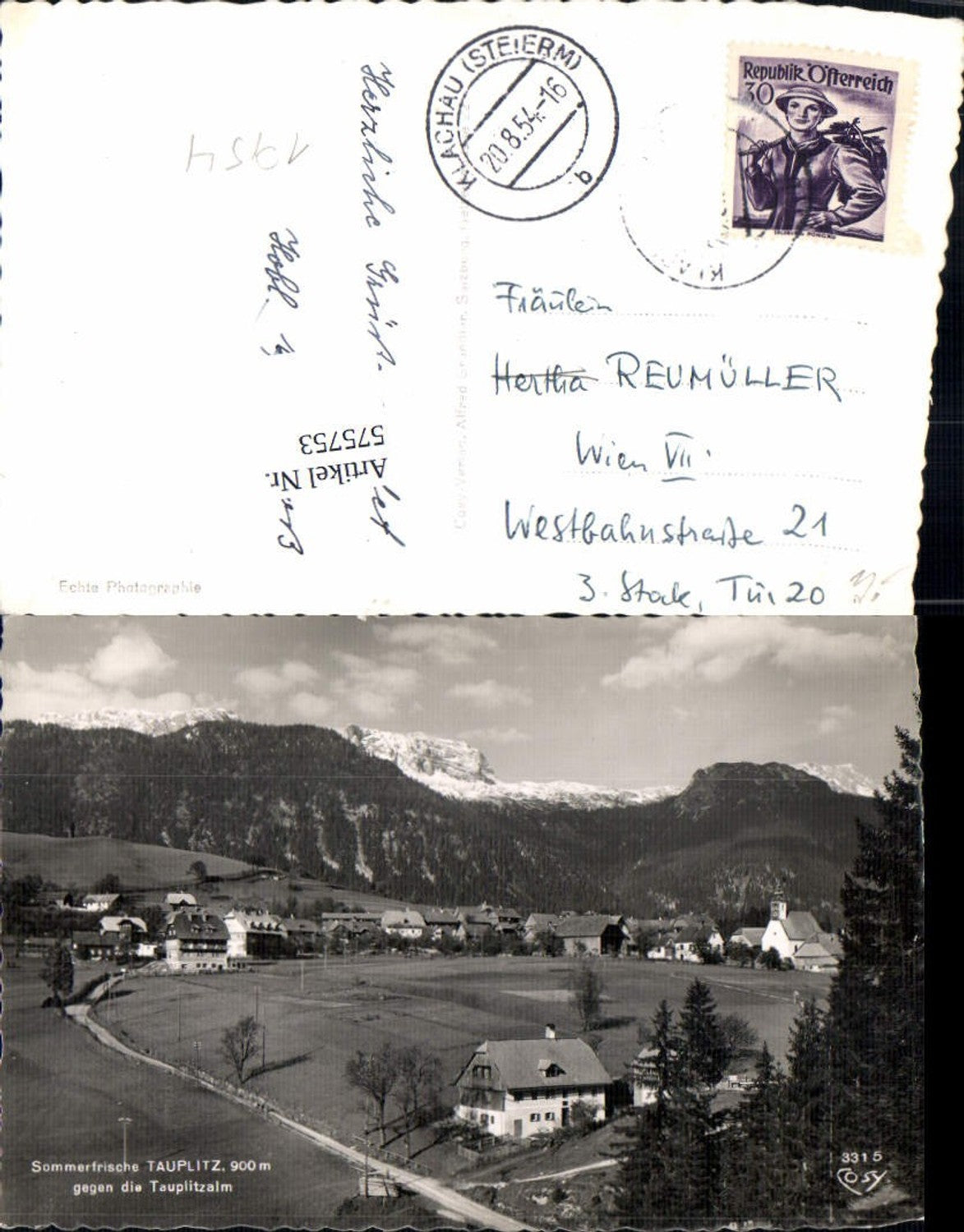 Alte Ansichtskarte – Old Postcard