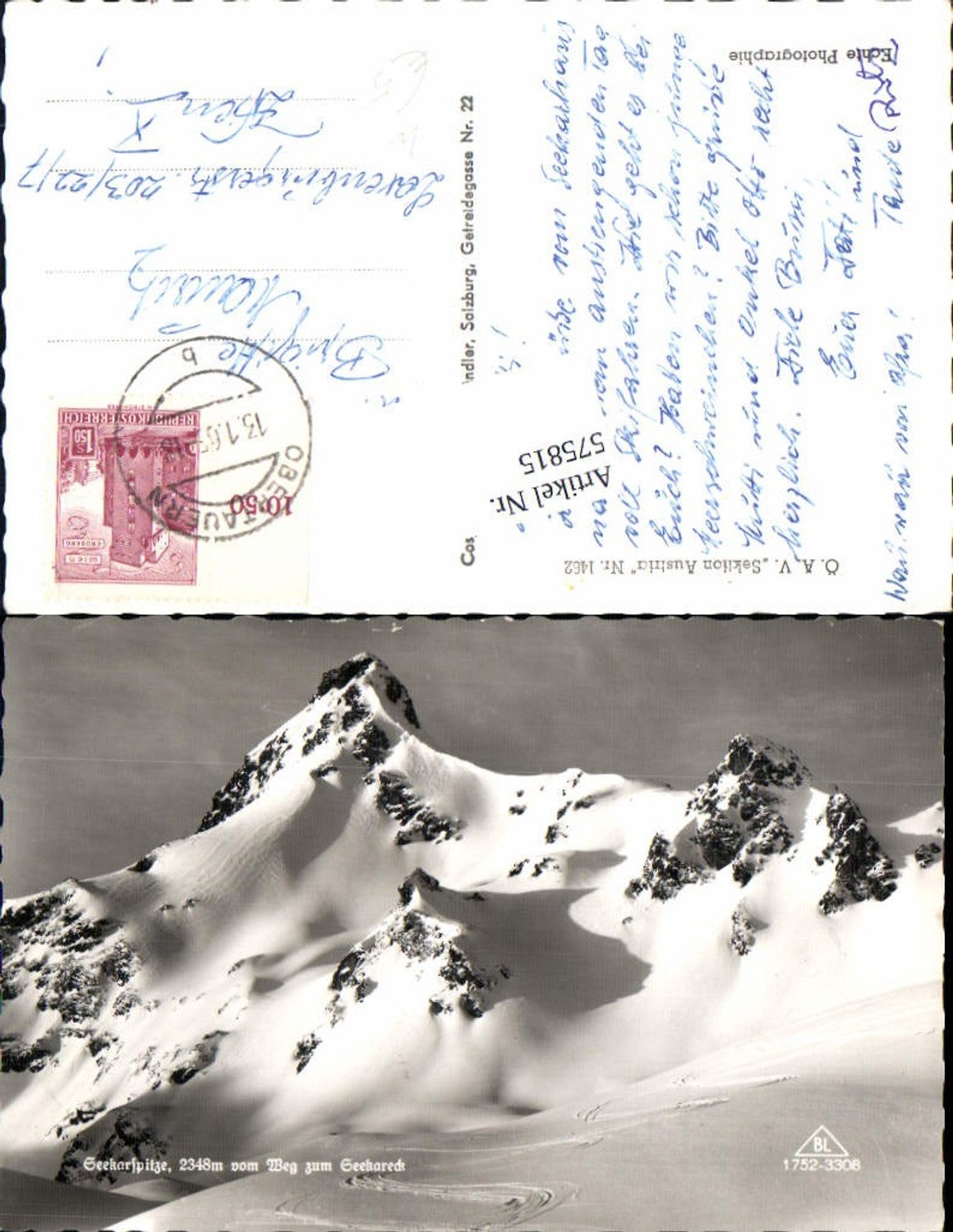 575815, Radstädter Tauern Radstadt Seekarspitze