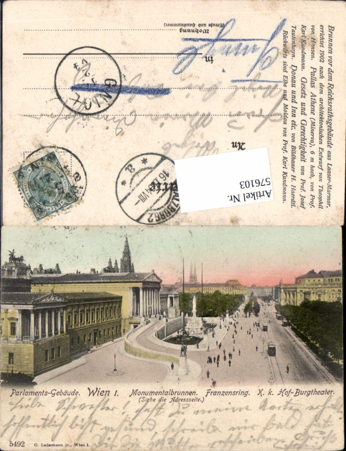 Alte Ansichtskarte – Old Postcard