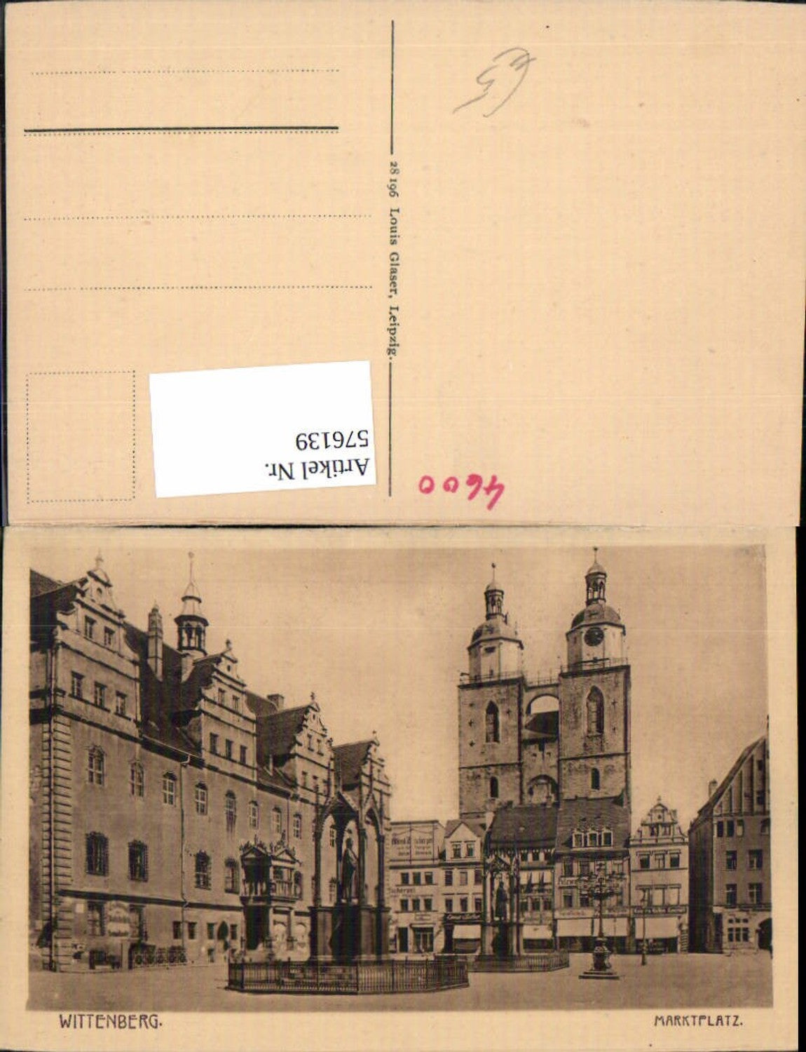576139, Lutherstadt Wittenberg Market Square Statue