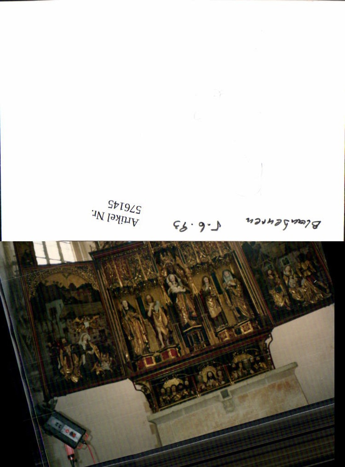 576145,Foto Blaubeuren Kloster Altar