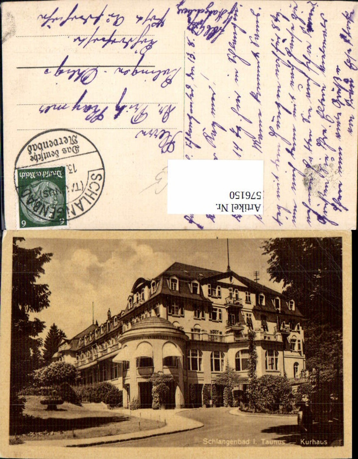 576150,Schlangenbad i. Taunus Kurhaus