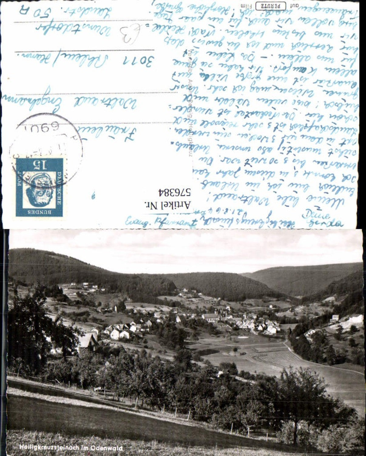 576384,Foto Ak Heiligkreuzsteinach i. Odenwald