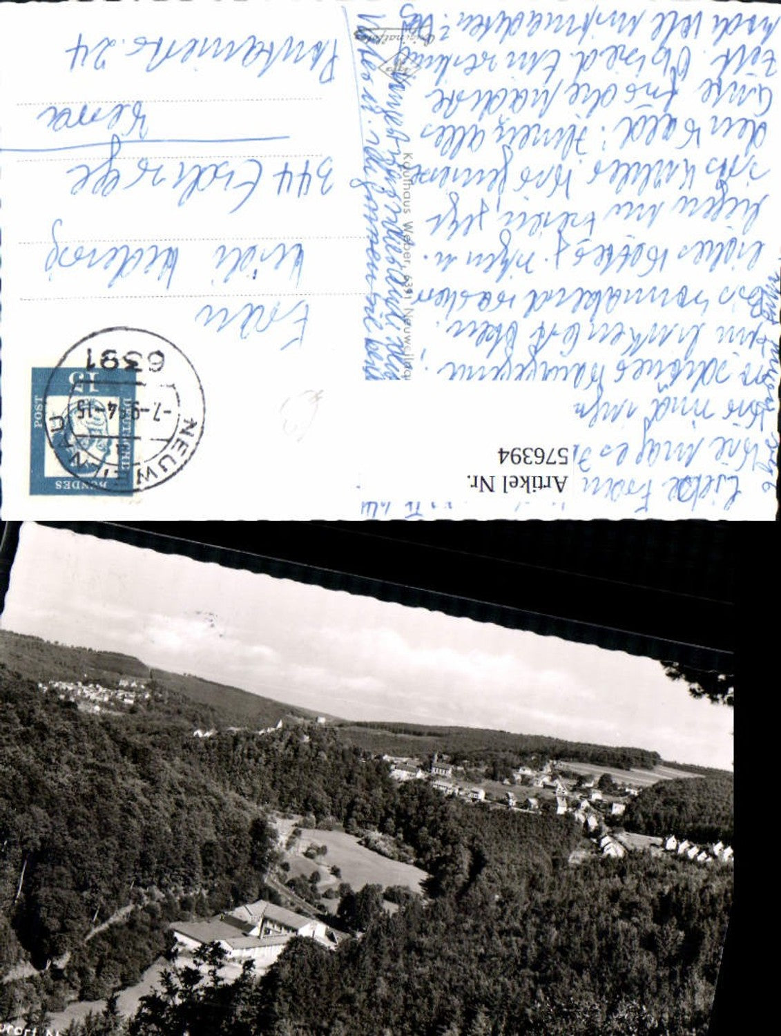 576394,Foto Ak Weilrod Neuweilnau m. Altweilnau im Taunus