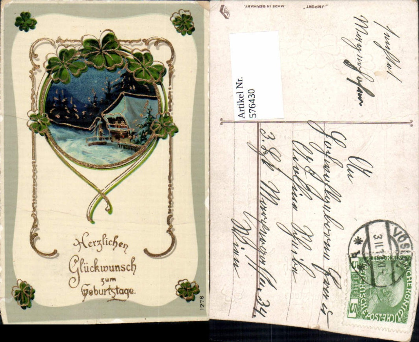 Alte Ansichtskarte – Old Postcard