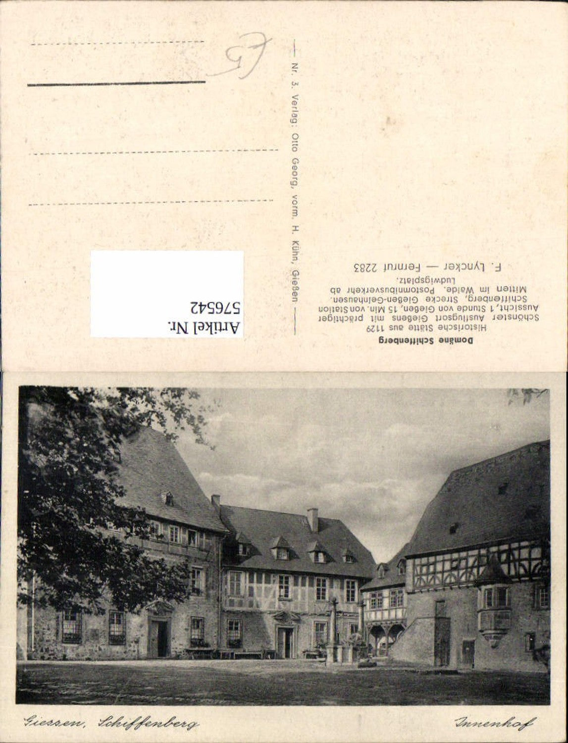 576542,Giessen Schiffenberg Innenhof