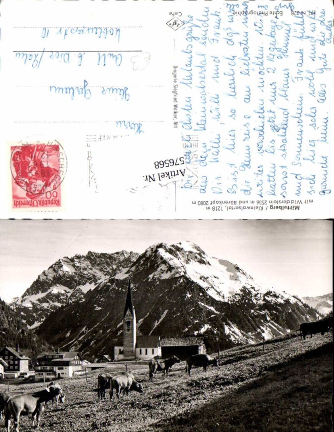 576568, Mittelberg Kleinwalsertal with Widderstein and Bärenkopf