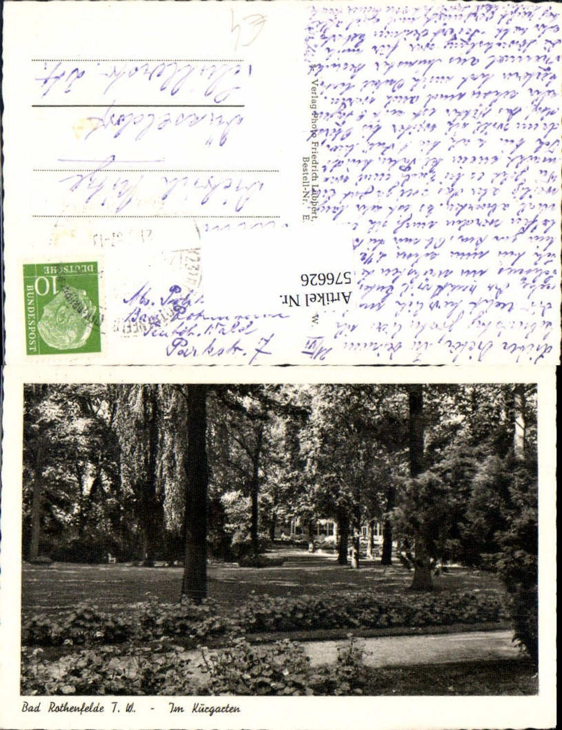 576626,Bad Rothenfelde Teutoburger Wald Im Kurgarten Detmold