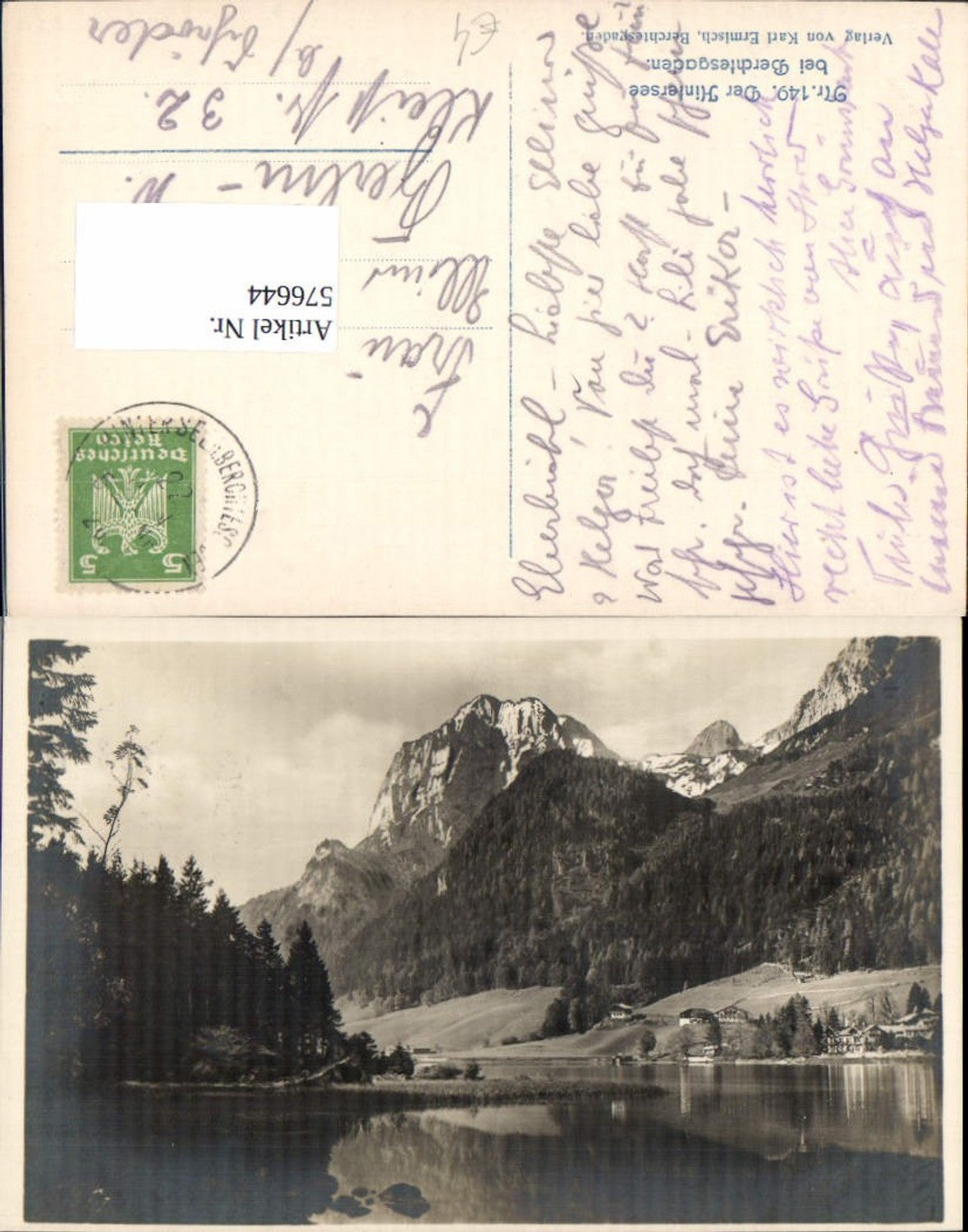 576644, Hintersee near Berchtesgaden View