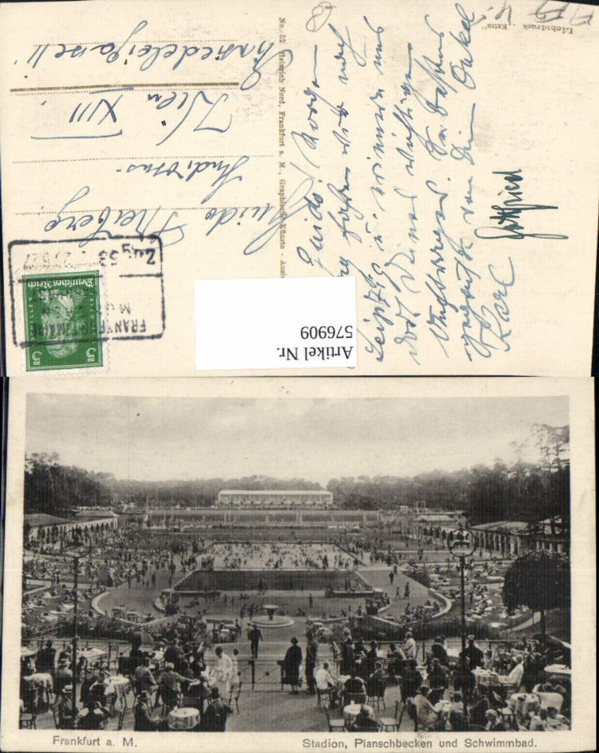 576909,Frankfurt a. Main Stadion Planschbecken u. Schwimmbad