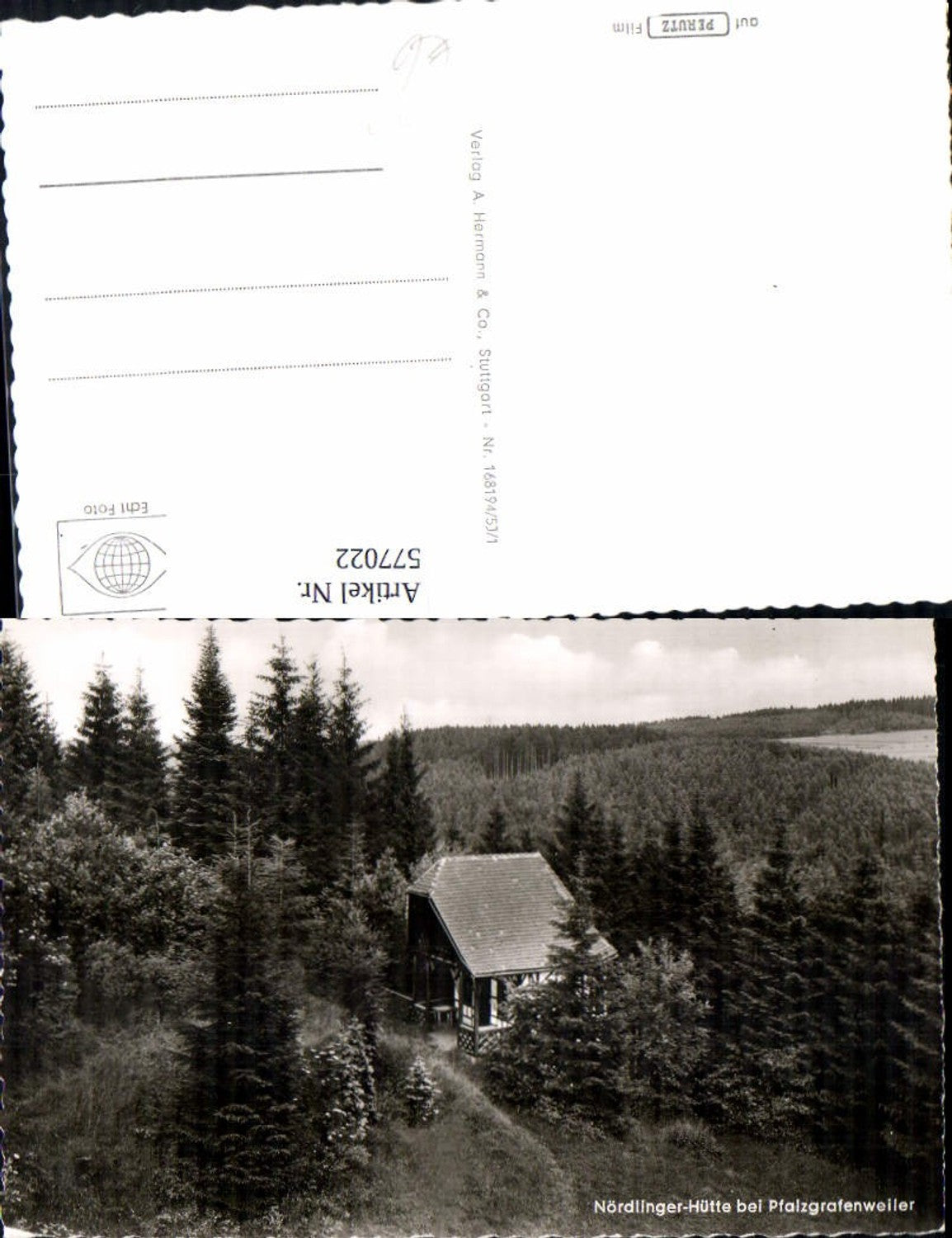 577022,Foto Ak Pfalzgrafenweiler Nördlinger Hütte