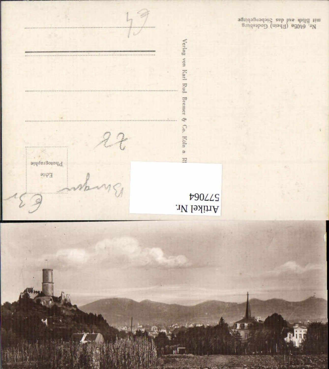 577064,Foto Ak Bonn Godesburg