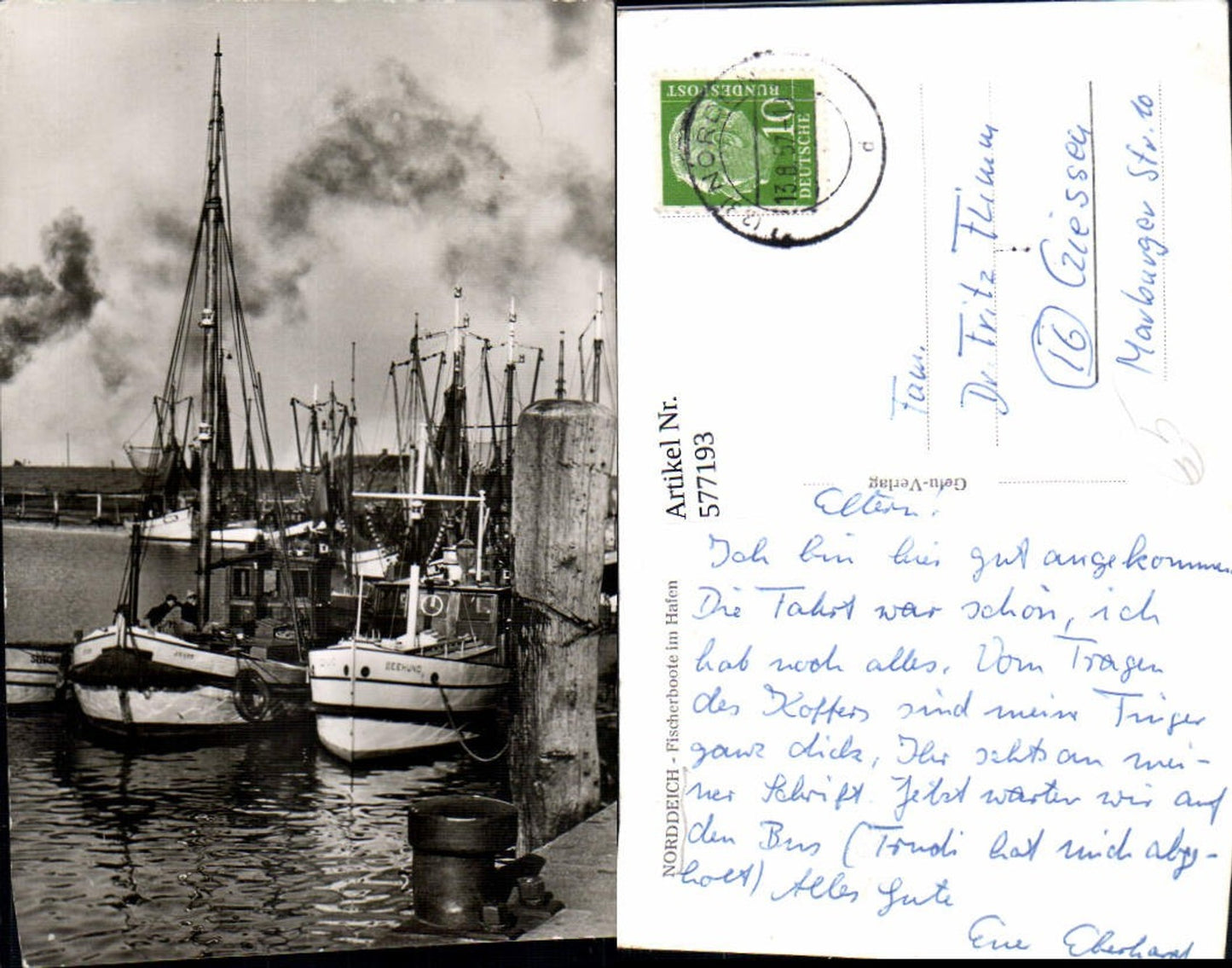 577193,Norddeich Norden Ostfriesland Fischerboote i. Hafen