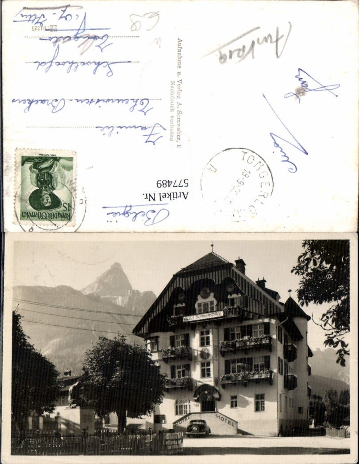 Alte Ansichtskarte – Old Postcard