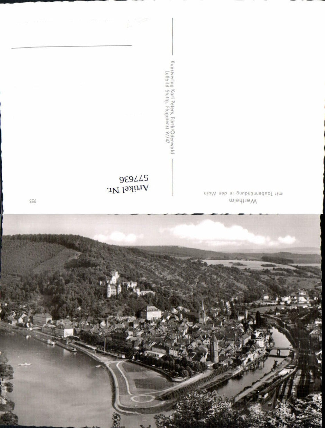 577636,Wertheim m. Taubermündung i. d. Main
