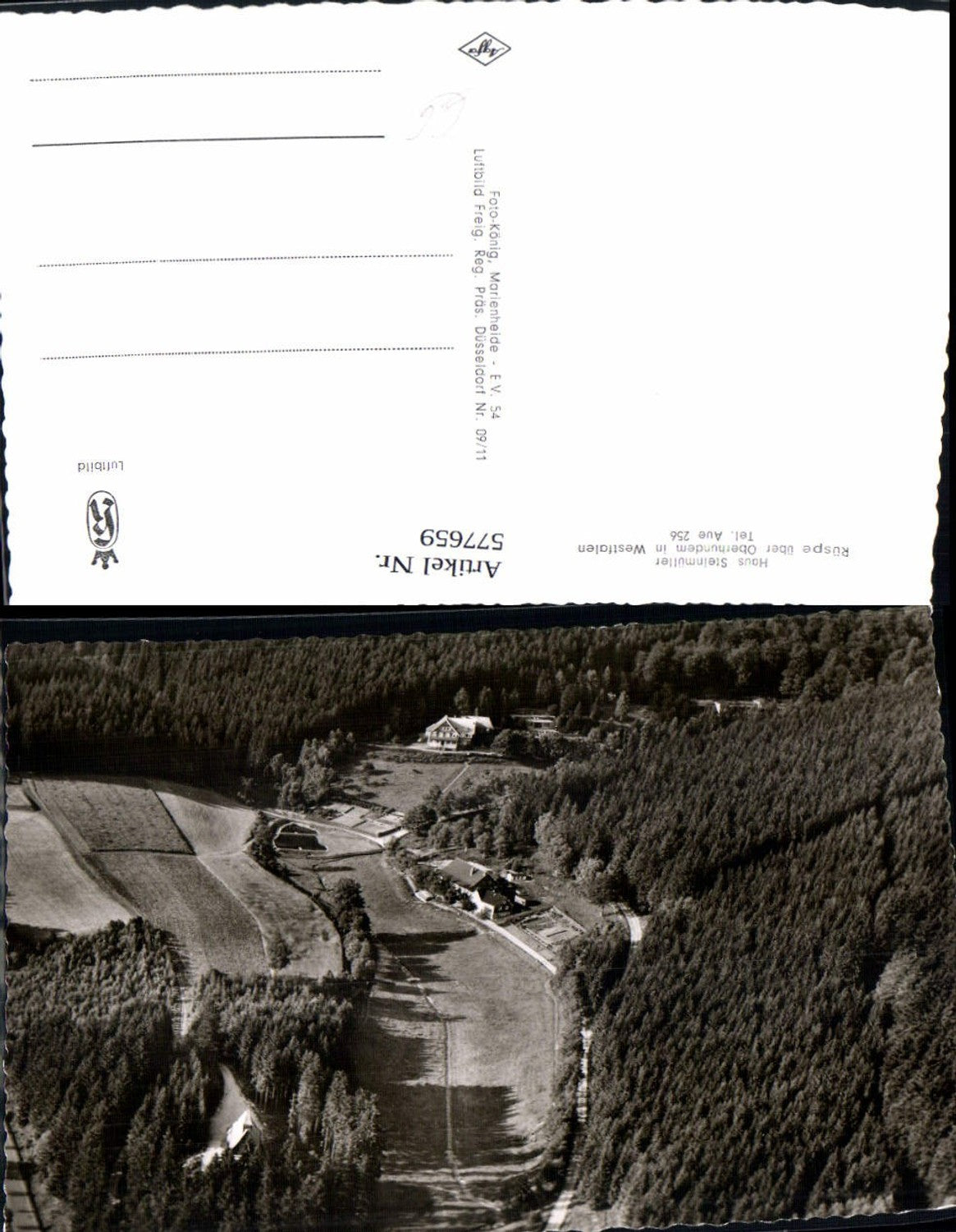 577659,Luftbild Rüpse über Oberhundem Kirchhundem Haus Steinmüller