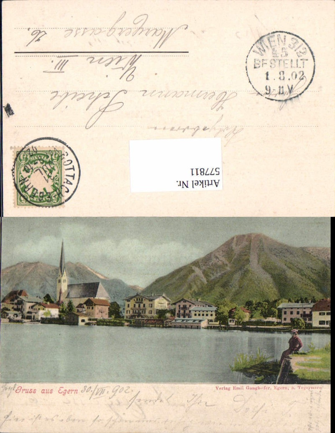 577811,Gruss aus Egern am Tegernsee 1900