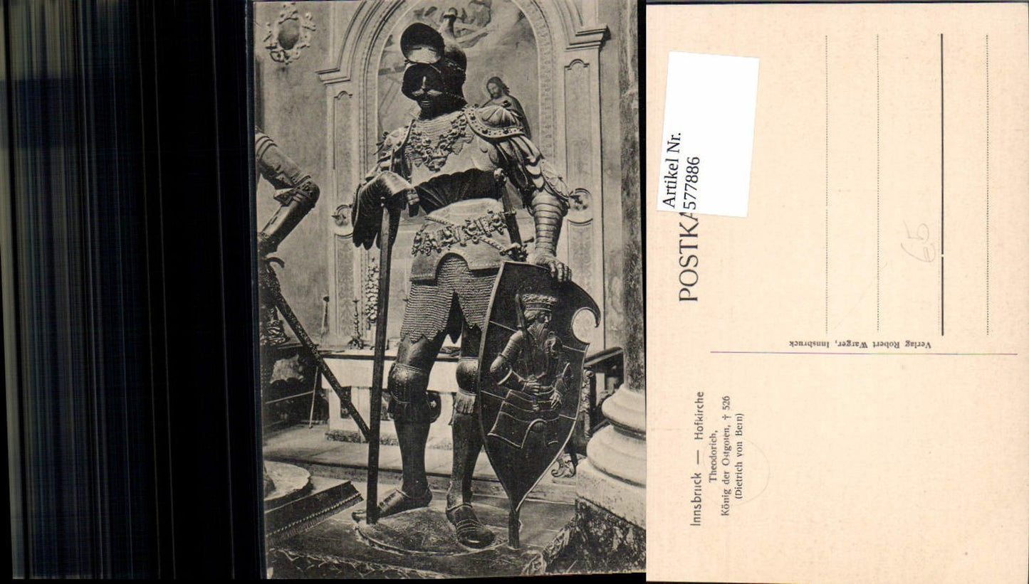 577886,Mittelalter Innsbruck Hofkirche Theodorich König d. Ostgoten