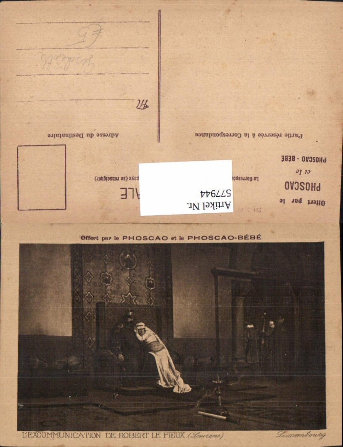 577944,Mittelalter L Excommunication de Robert le Pieux Laurens Luxembourg Ritter Thron König