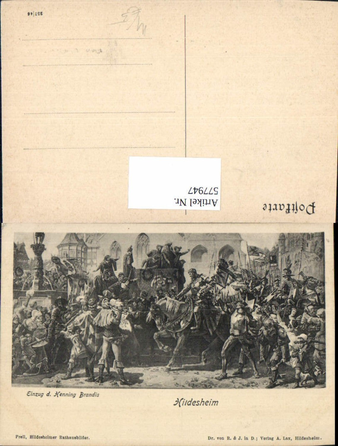 577947,Mittelalter Hildesheim Einzug d. Henning Brandis Ritter Rüstung