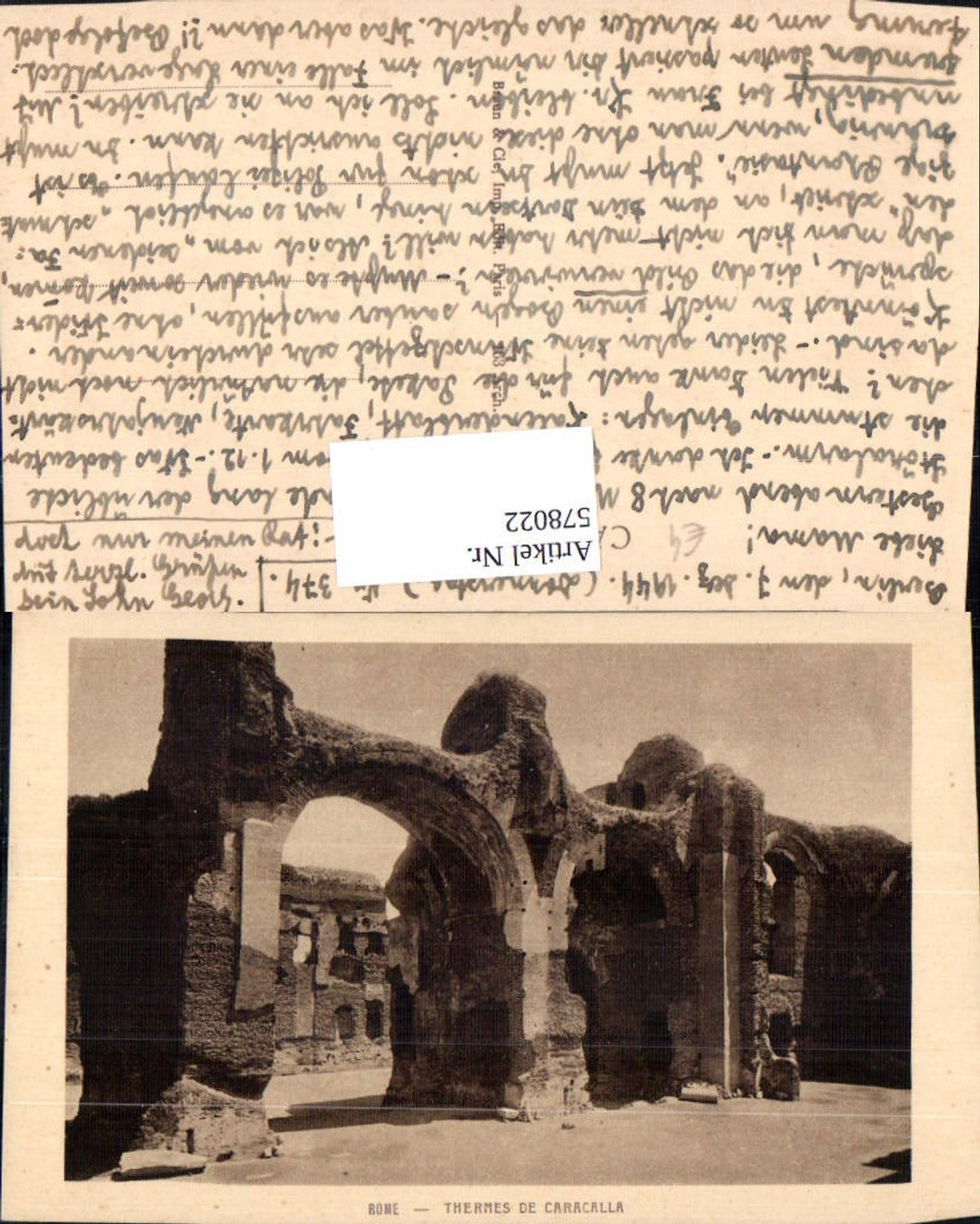 578022,Rome Rom Thermes de Caracalla Ruine Archäologie Ausgrabung