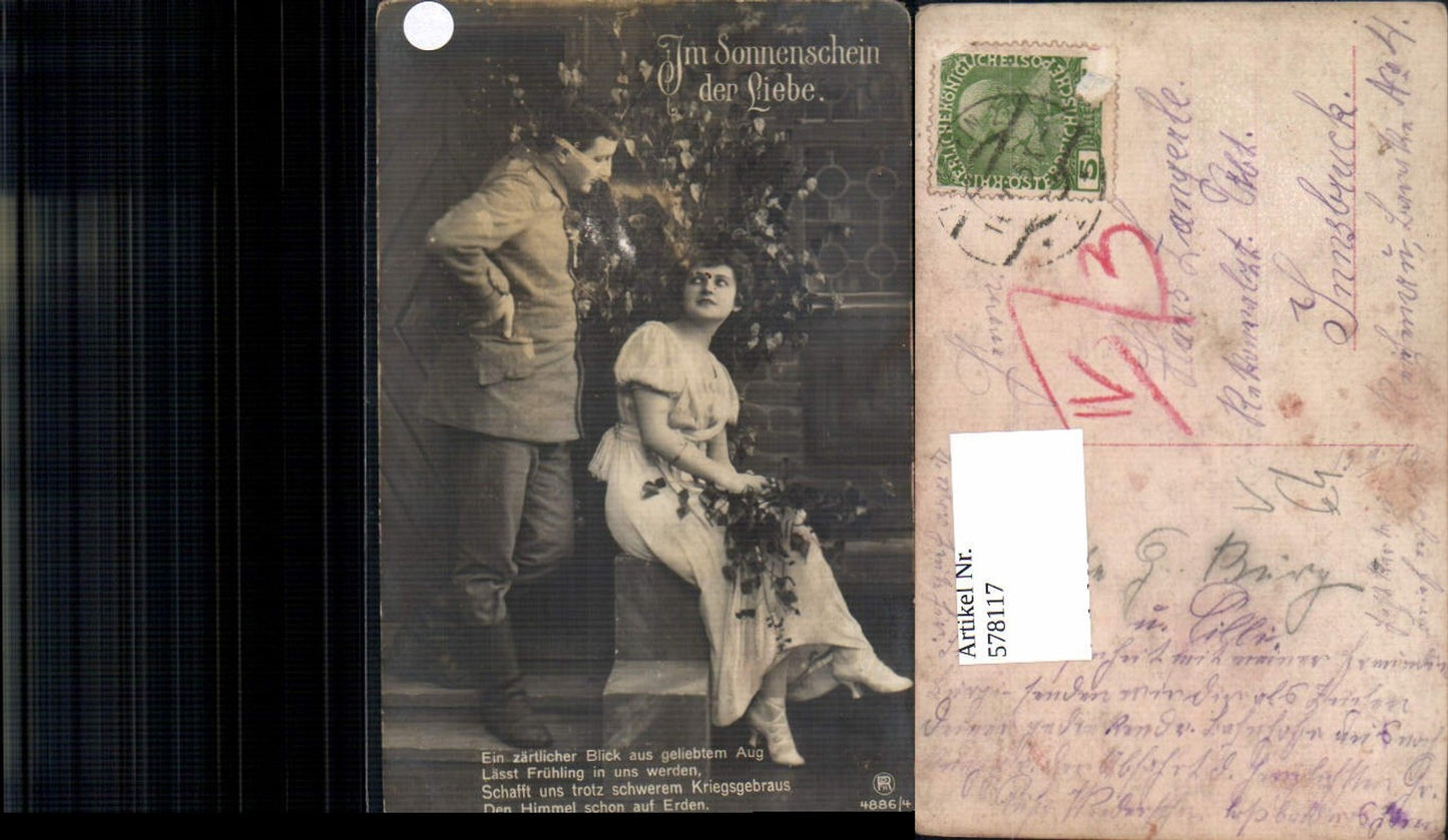 578117,Liebe Paar Im Sonnenschein d. Liebe Text pub RPH 4886/4