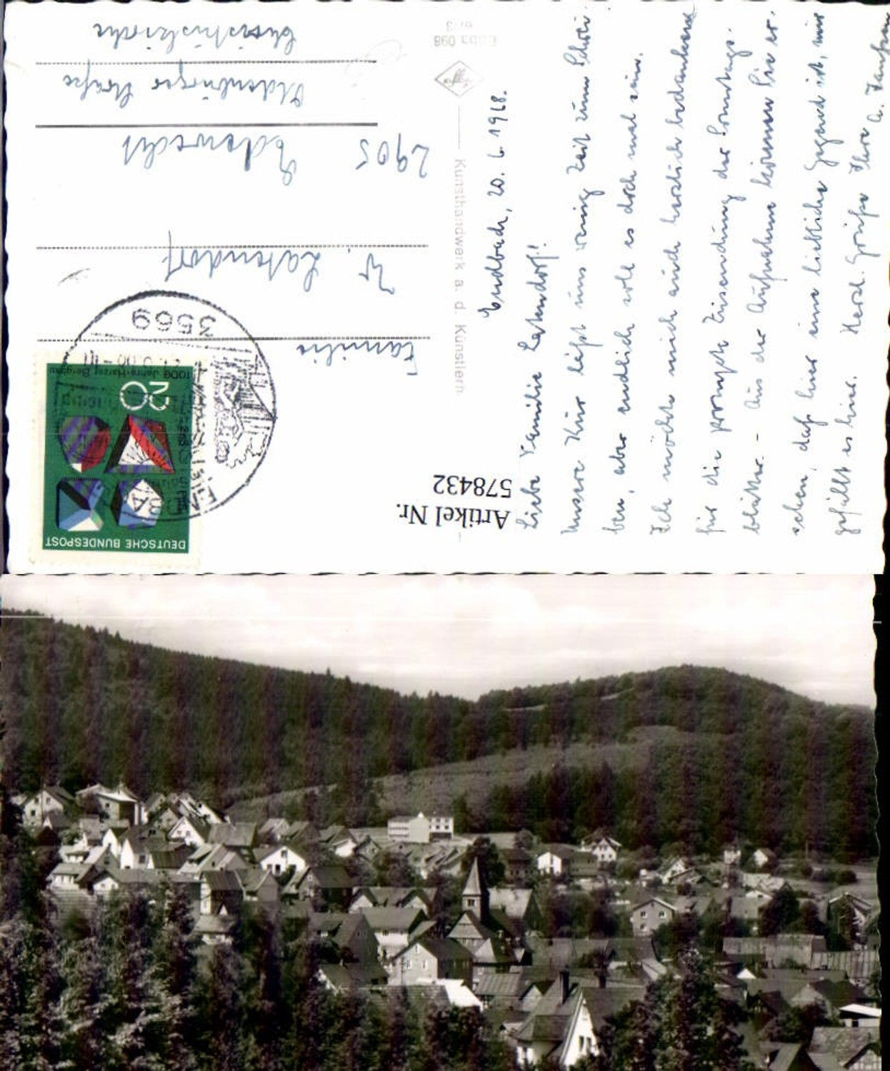 578432,Foto Ak Bad Endbach Teilansicht