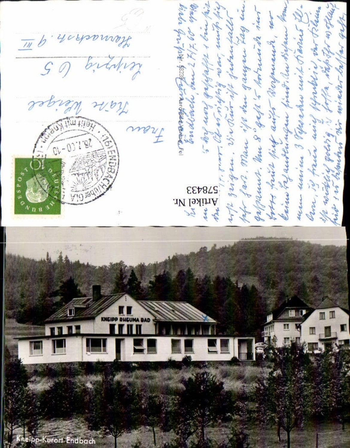 578433,Foto Ak Bad Endbach Kneipp Rheuma Bad