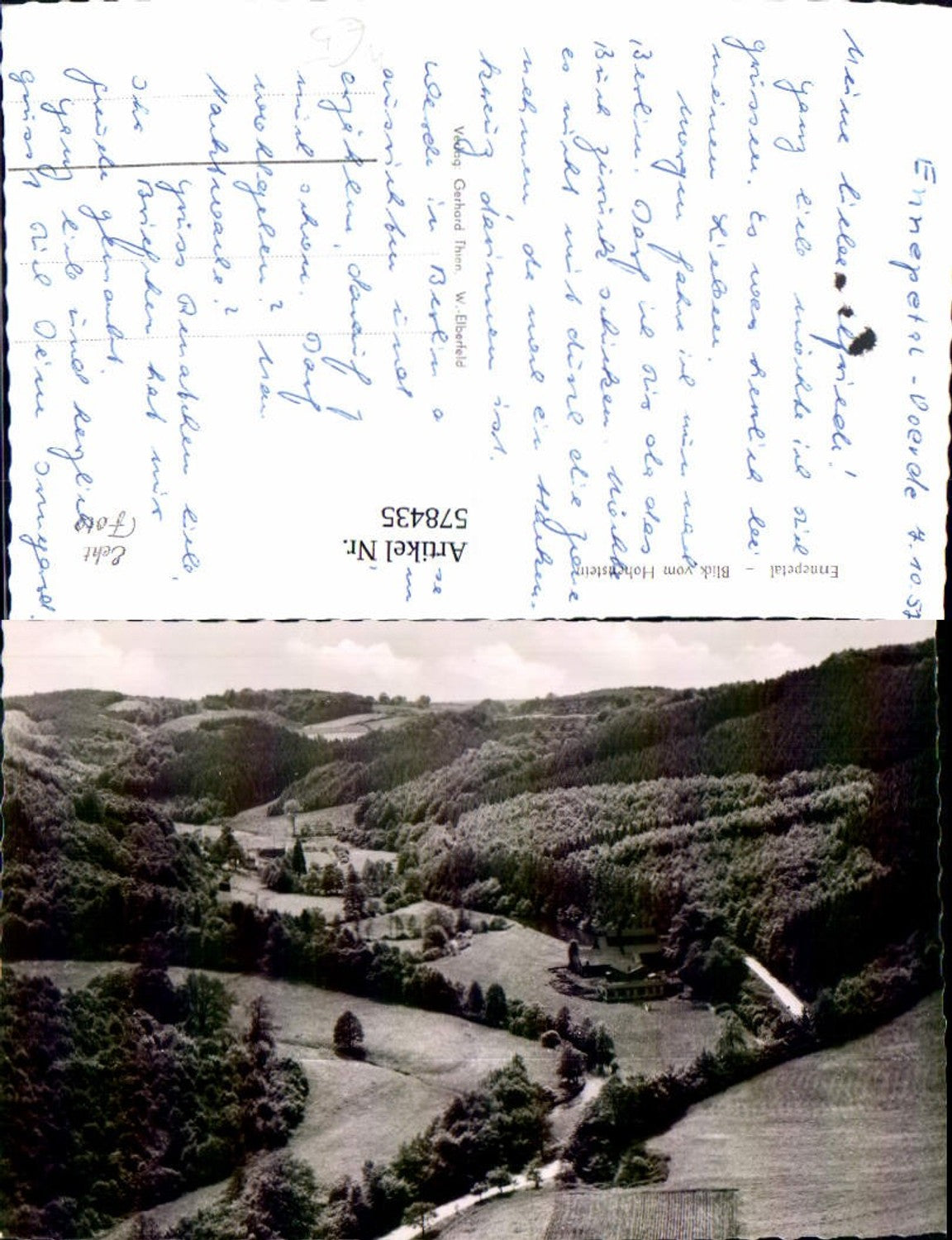 578435,Foto Ak Ennepetal Blick v. Hohenstein