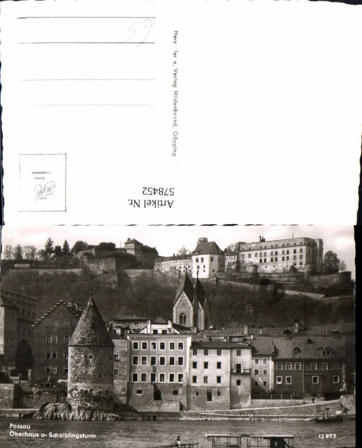 578452,Foto Ak Passau Oberhaus u. Schaiblingsturm