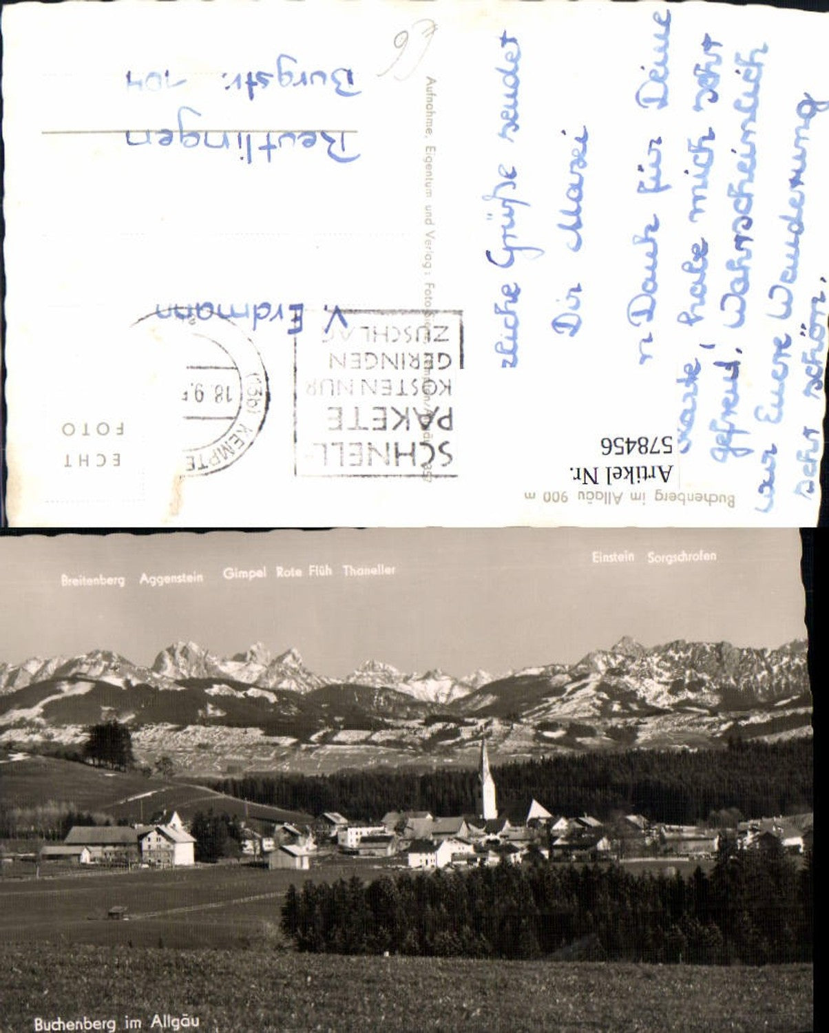 578456,Photo Ak Buchenberg i. Allgäu long shot