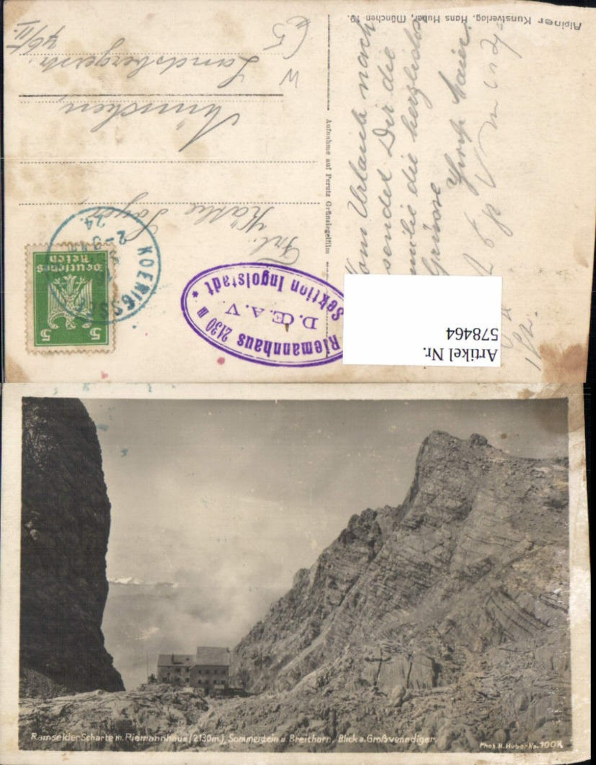 578464,Maria Alm am Steinernen Meer Riemannhaus Ramseider Schar Sommerstein u. Breithorn